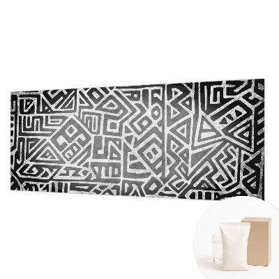 Non-woven fototapet med et geometrisk labyrintmotiv