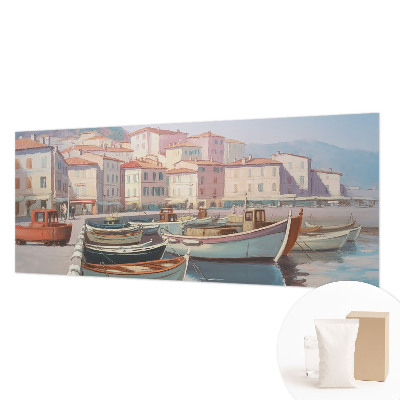 Fotovæg Havn ved havet