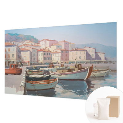 Fotovæg Havn ved havet