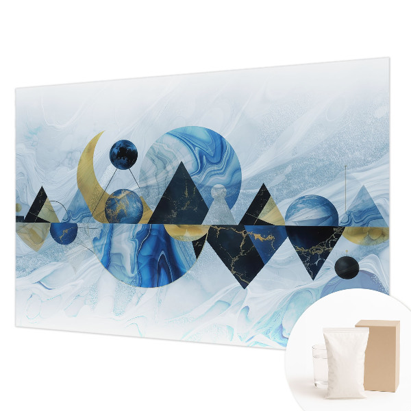 3D fototapet med motiv af kosmisk elegance
