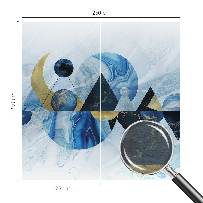 3D fototapet med motiv af kosmisk elegance