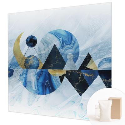 3D fototapet med motiv af kosmisk elegance
