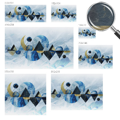 3D fototapet med motiv af kosmisk elegance