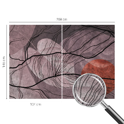 Non-woven fototapet med energisk abstrakt motiv