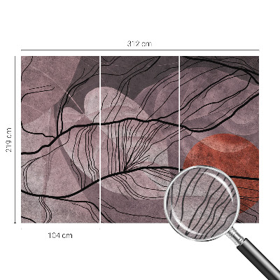 Non-woven fototapet med energisk abstrakt motiv