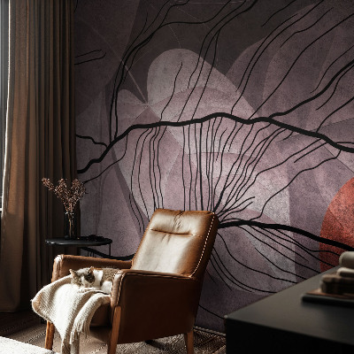 Non-woven fototapet Energisk abstraktion