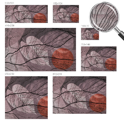 Non-woven fototapet med energisk abstrakt motiv