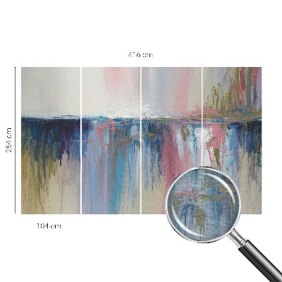 Væg tapet Farverig abstraktion