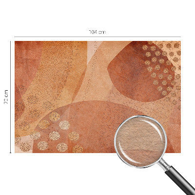 Fotovæg soveværelse Jordnære kompositioner