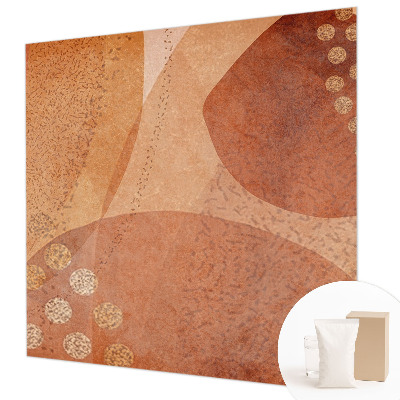 Fotovæg soveværelse Jordnære kompositioner