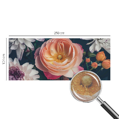 Fototapet til børn med motivet 'Blomsterharmoni'