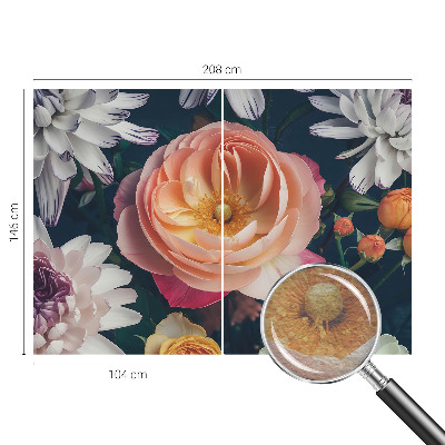 Fototapet til børn med motivet 'Blomsterharmoni'