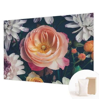 Fototapet til børn Blomsterharmoni