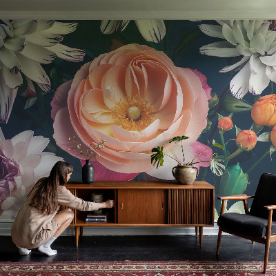 Fototapet til børn med motivet 'Blomsterharmoni'