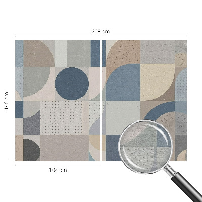 Fototapet efter mål Geometrisk mosaik