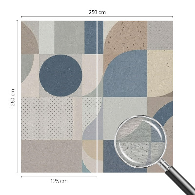 Fototapet efter mål Geometrisk mosaik