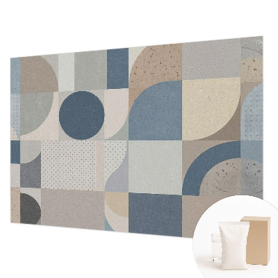 Fototapet efter mål med geometrisk mosaik