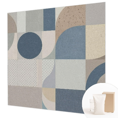 Fototapet efter mål med geometrisk mosaik