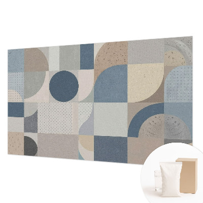 Fototapet efter mål med geometrisk mosaik