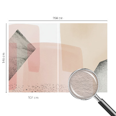 Høj kvalitet fototapet Delikate figurer