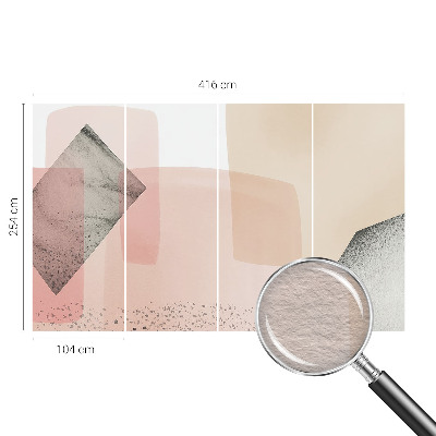 Høj kvalitet fototapet Delikate figurer