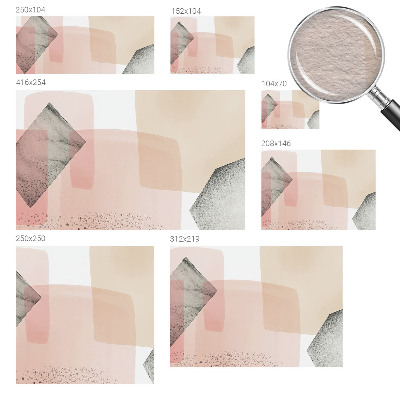 Høj kvalitet fototapet Delikate figurer