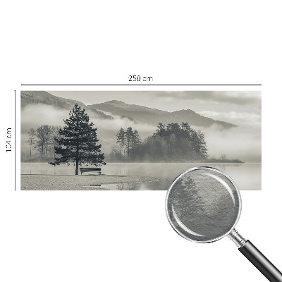 Modern fototapet med et romantisk landskab
