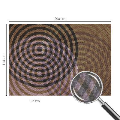 Fototapet børneværelse Hypnotiserende cirkler