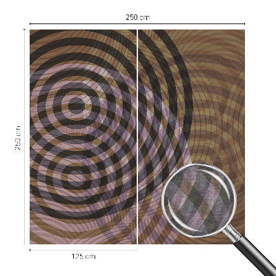 Fototapet børneværelse Hypnotiserende cirkler