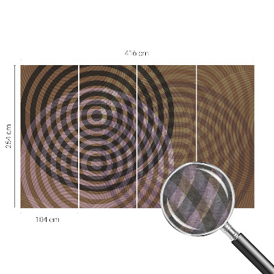 Fototapet børneværelse Hypnotiserende cirkler