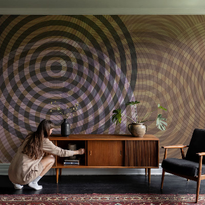 Fototapet børneværelse Hypnotiserende cirkler