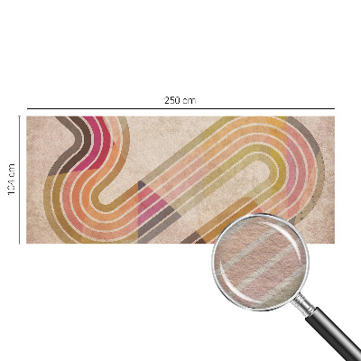 Fototapet efter mål med geometriske linjer