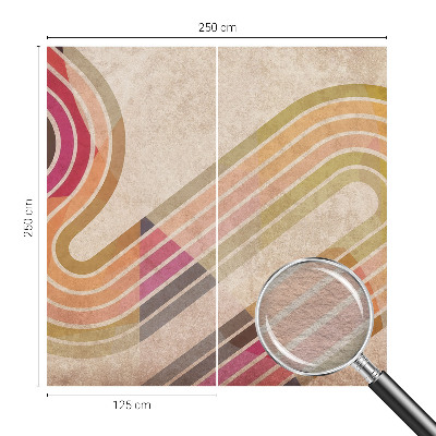 Fototapet efter mål Geometriske linjer