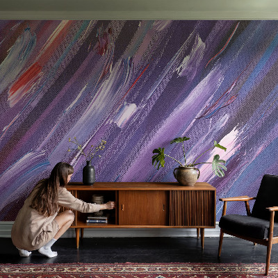 Modern fototapet Farverige streger