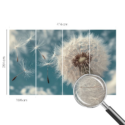 3D fototapet En let æteriskhed
