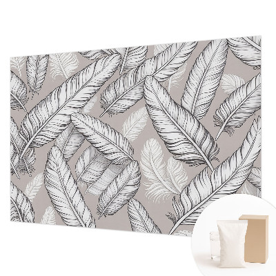 Foto tapet Subtile fjer