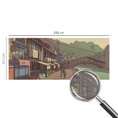 Non-woven fototapet Pastellandskab