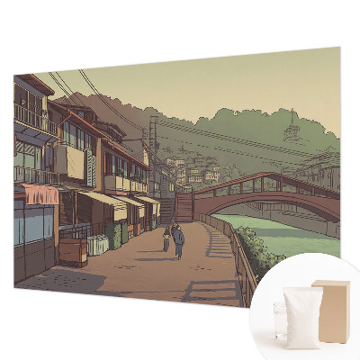 Non-woven fototapet Pastellandskab