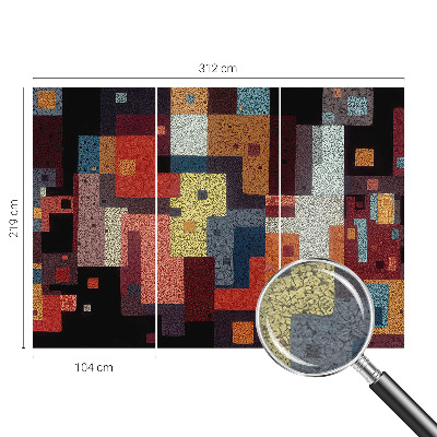 Fotostat Farverige former