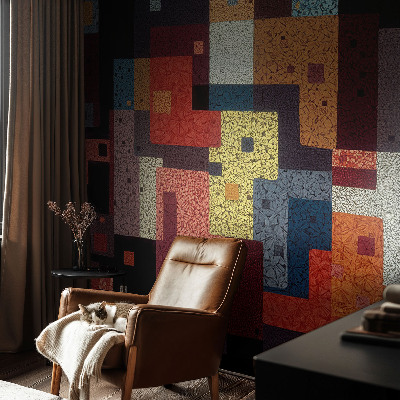 Fotostat Farverige former