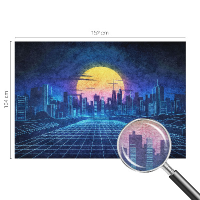 Tapet Futuristisk landskab