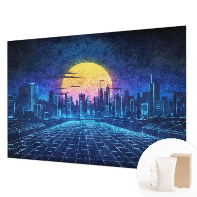 Tapet Futuristisk landskab