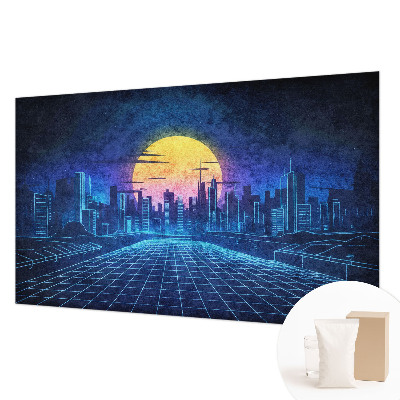 Tapet Futuristisk landskab