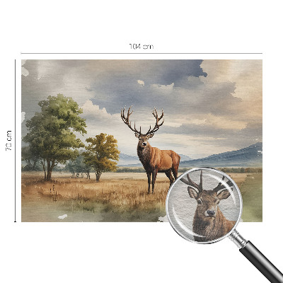 Tapet væg Majestætisk hjort