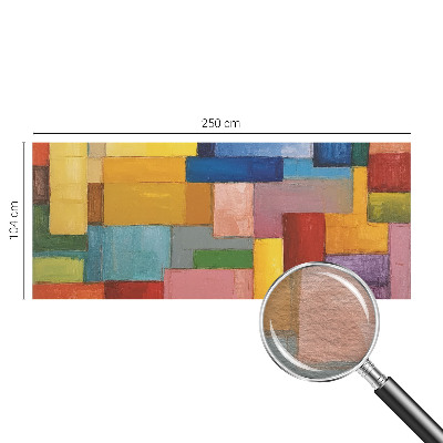 Fototapet børneværelse Farvede rektangler