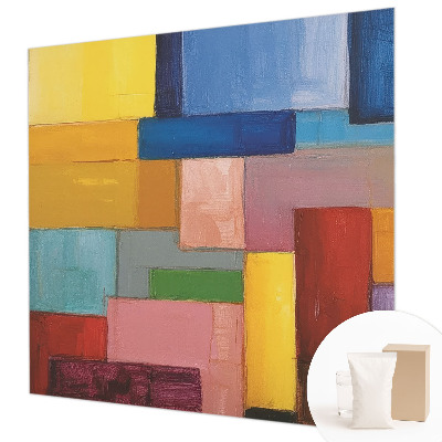 Fototapet børneværelse Farvede rektangler