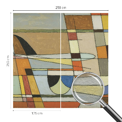 Fototapet soveværelse Geometrisk harmoni