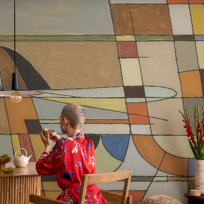 Fototapet soveværelse Geometrisk harmoni