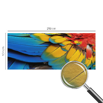 Fototapet på mål Regnbuefjer