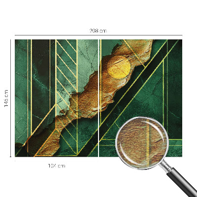 Modern fototapet med geometrisk mønster for et moderne udtryk